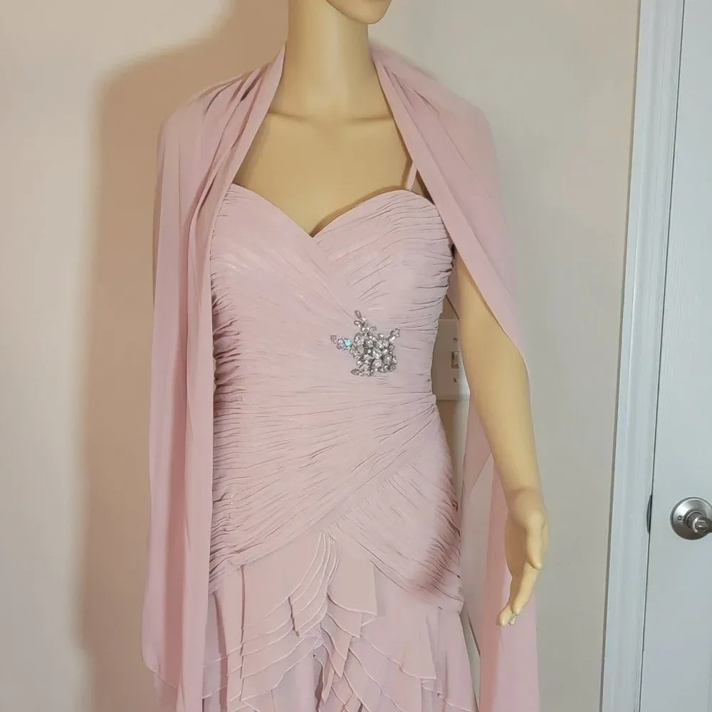 PRICE JUST REDUCED! NWT Feriani Couture Mermaid Formal Evening Gown - Picture 7 of 7